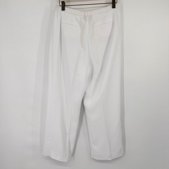 Pendleton Womens White Polyester Dress Pants lined  Size 10 short ankle - Picture 6 of 11
